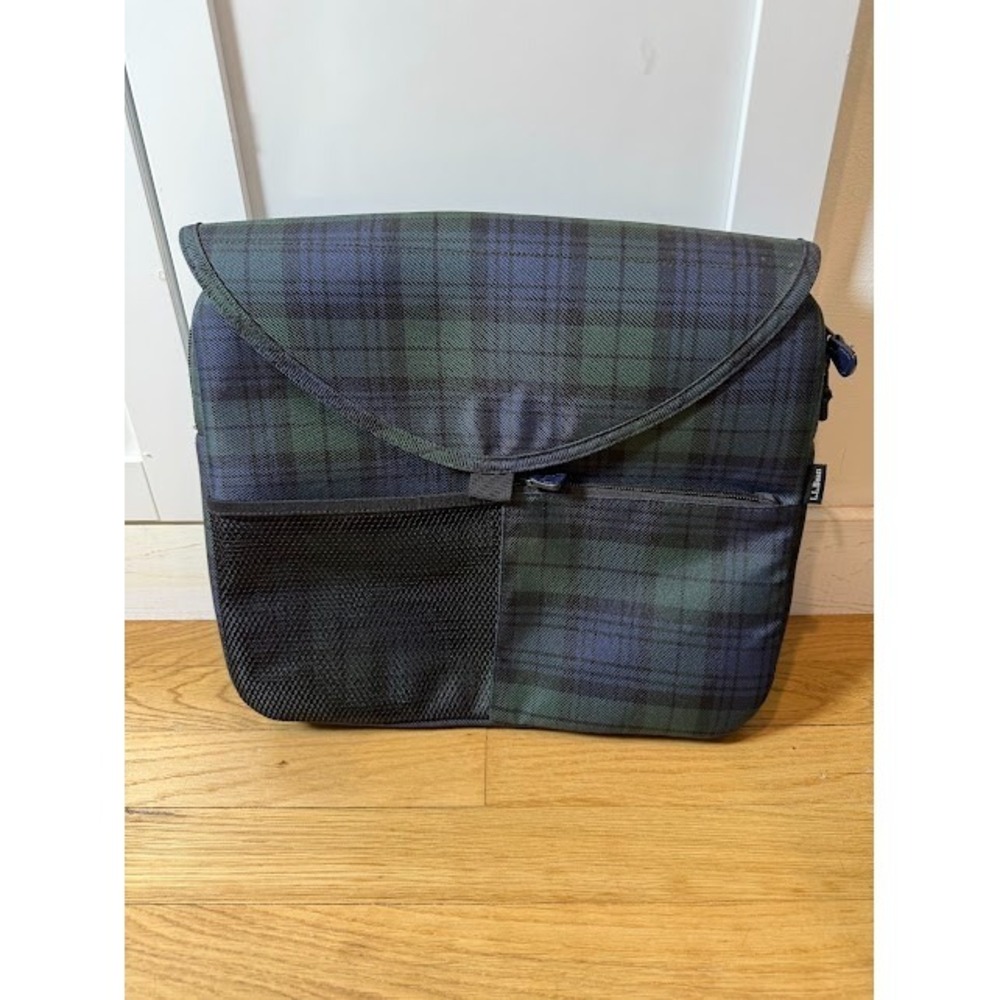 VTG LLBEAN Laptop Tablet Protective Electronic Sleeve Bag Holder Tote Plaid